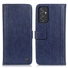 Coque Portefeuille Livre Cuir Etui Clapet M10L pour Samsung Galaxy A15 LTE Bleu