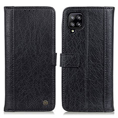 Coque Portefeuille Livre Cuir Etui Clapet M10L pour Samsung Galaxy A22 4G Noir