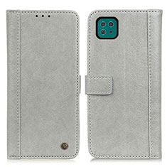 Coque Portefeuille Livre Cuir Etui Clapet M10L pour Samsung Galaxy A22 5G Gris