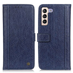 Coque Portefeuille Livre Cuir Etui Clapet M10L pour Samsung Galaxy S23 5G Bleu