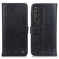 Coque Portefeuille Livre Cuir Etui Clapet M10L pour Sony Xperia 1 III Noir