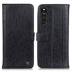 Coque Portefeuille Livre Cuir Etui Clapet M10L pour Sony Xperia 10 III Lite Noir