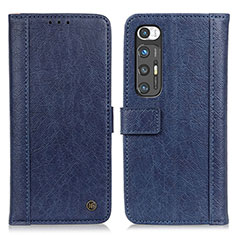 Coque Portefeuille Livre Cuir Etui Clapet M10L pour Xiaomi Mi 10S 5G Bleu