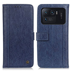 Coque Portefeuille Livre Cuir Etui Clapet M10L pour Xiaomi Mi 11 Ultra 5G Bleu