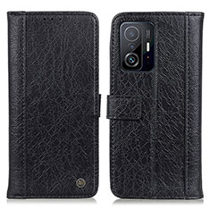 Coque Portefeuille Livre Cuir Etui Clapet M10L pour Xiaomi Mi 11T 5G Noir