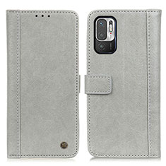 Coque Portefeuille Livre Cuir Etui Clapet M10L pour Xiaomi POCO M3 Pro 5G Kaki