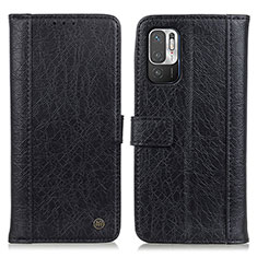 Coque Portefeuille Livre Cuir Etui Clapet M10L pour Xiaomi POCO M3 Pro 5G Noir