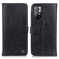 Coque Portefeuille Livre Cuir Etui Clapet M10L pour Xiaomi Poco M4 Pro 5G Noir