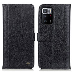 Coque Portefeuille Livre Cuir Etui Clapet M10L pour Xiaomi Poco X3 GT 5G Noir