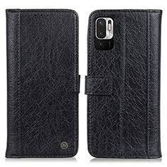 Coque Portefeuille Livre Cuir Etui Clapet M10L pour Xiaomi Redmi Note 10 JE 5G Noir