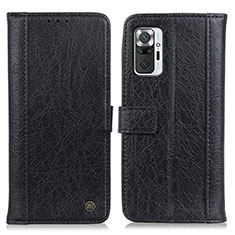 Coque Portefeuille Livre Cuir Etui Clapet M10L pour Xiaomi Redmi Note 10 Pro Max Noir