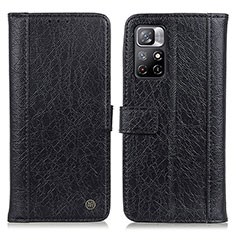 Coque Portefeuille Livre Cuir Etui Clapet M10L pour Xiaomi Redmi Note 11T 5G Noir