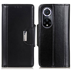 Coque Portefeuille Livre Cuir Etui Clapet M11L pour Huawei Honor 50 5G Noir