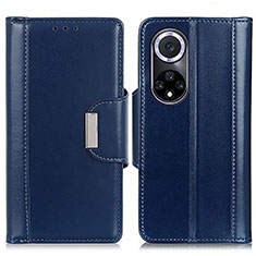 Coque Portefeuille Livre Cuir Etui Clapet M11L pour Huawei Nova 9 Bleu