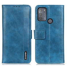 Coque Portefeuille Livre Cuir Etui Clapet M11L pour Motorola Moto G50 Bleu