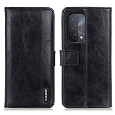 Coque Portefeuille Livre Cuir Etui Clapet M11L pour Oppo A74 5G Noir