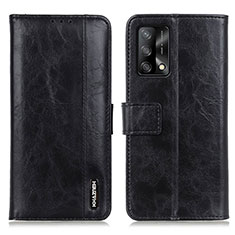 Coque Portefeuille Livre Cuir Etui Clapet M11L pour Oppo F19s Noir