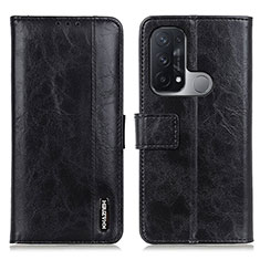 Coque Portefeuille Livre Cuir Etui Clapet M11L pour Oppo Reno5 A Noir