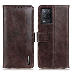 Coque Portefeuille Livre Cuir Etui Clapet M11L pour Realme 8 5G Marron