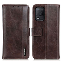 Coque Portefeuille Livre Cuir Etui Clapet M11L pour Realme 9 5G India Marron