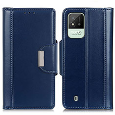 Coque Portefeuille Livre Cuir Etui Clapet M11L pour Realme C11 (2021) Bleu