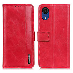 Coque Portefeuille Livre Cuir Etui Clapet M11L pour Samsung Galaxy A03 Core Rouge