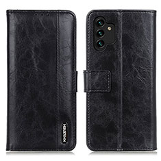 Coque Portefeuille Livre Cuir Etui Clapet M11L pour Samsung Galaxy A13 4G Noir