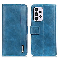 Coque Portefeuille Livre Cuir Etui Clapet M11L pour Samsung Galaxy A33 5G Bleu