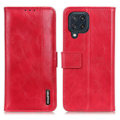 Coque Portefeuille Livre Cuir Etui Clapet M11L pour Samsung Galaxy M32 4G Rouge