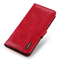 Coque Portefeuille Livre Cuir Etui Clapet M11L pour Samsung Galaxy M32 5G Rouge