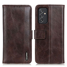 Coque Portefeuille Livre Cuir Etui Clapet M11L pour Samsung Galaxy Quantum2 5G Marron