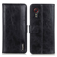 Coque Portefeuille Livre Cuir Etui Clapet M11L pour Samsung Galaxy XCover 5 SM-G525F Noir