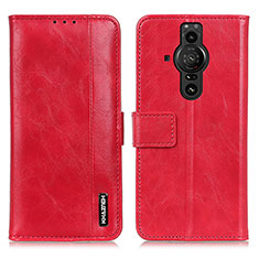 Coque Portefeuille Livre Cuir Etui Clapet M11L pour Sony Xperia PRO-I Rouge