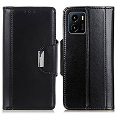 Coque Portefeuille Livre Cuir Etui Clapet M11L pour Vivo Y01A Noir