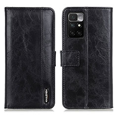 Coque Portefeuille Livre Cuir Etui Clapet M11L pour Xiaomi Redmi 10 4G Noir