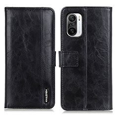 Coque Portefeuille Livre Cuir Etui Clapet M11L pour Xiaomi Redmi K40 Pro+ Plus 5G Noir