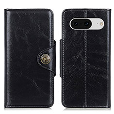 Coque Portefeuille Livre Cuir Etui Clapet M12L pour Google Pixel 8 5G Noir