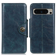 Coque Portefeuille Livre Cuir Etui Clapet M12L pour Google Pixel 8 Pro 5G Bleu