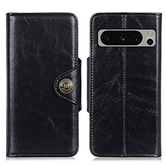 Coque Portefeuille Livre Cuir Etui Clapet M12L pour Google Pixel 8 Pro 5G Noir