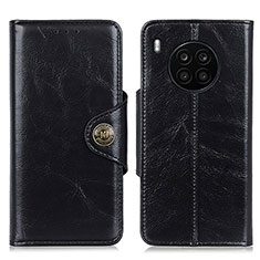 Coque Portefeuille Livre Cuir Etui Clapet M12L pour Huawei Honor 50 Lite Noir