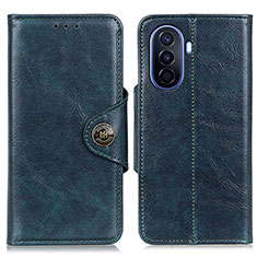 Coque Portefeuille Livre Cuir Etui Clapet M12L pour Huawei Nova Y70 Bleu