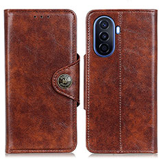 Coque Portefeuille Livre Cuir Etui Clapet M12L pour Huawei Nova Y70 Plus Marron