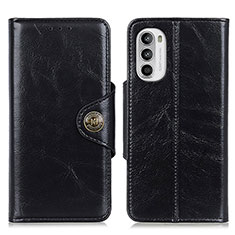 Coque Portefeuille Livre Cuir Etui Clapet M12L pour Motorola Moto Edge (2022) 5G Noir