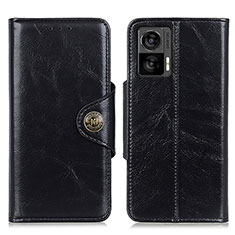 Coque Portefeuille Livre Cuir Etui Clapet M12L pour Motorola Moto Edge 30 Lite 5G Noir