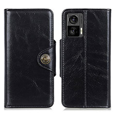 Coque Portefeuille Livre Cuir Etui Clapet M12L pour Motorola Moto Edge 30 Neo 5G Noir