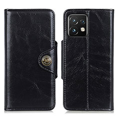 Coque Portefeuille Livre Cuir Etui Clapet M12L pour Motorola Moto Edge 40 Pro 5G Noir