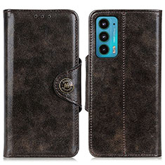 Coque Portefeuille Livre Cuir Etui Clapet M12L pour Motorola Moto Edge Lite 5G Bronze