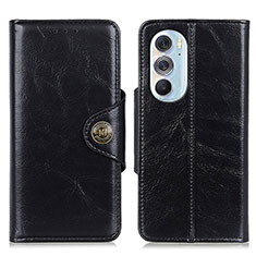 Coque Portefeuille Livre Cuir Etui Clapet M12L pour Motorola Moto Edge Plus (2022) 5G Noir