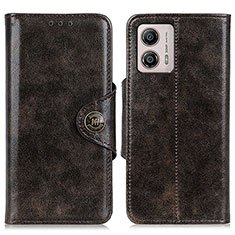 Coque Portefeuille Livre Cuir Etui Clapet M12L pour Motorola Moto G53j 5G Bronze