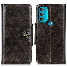 Coque Portefeuille Livre Cuir Etui Clapet M12L pour Motorola Moto G71 5G Marron